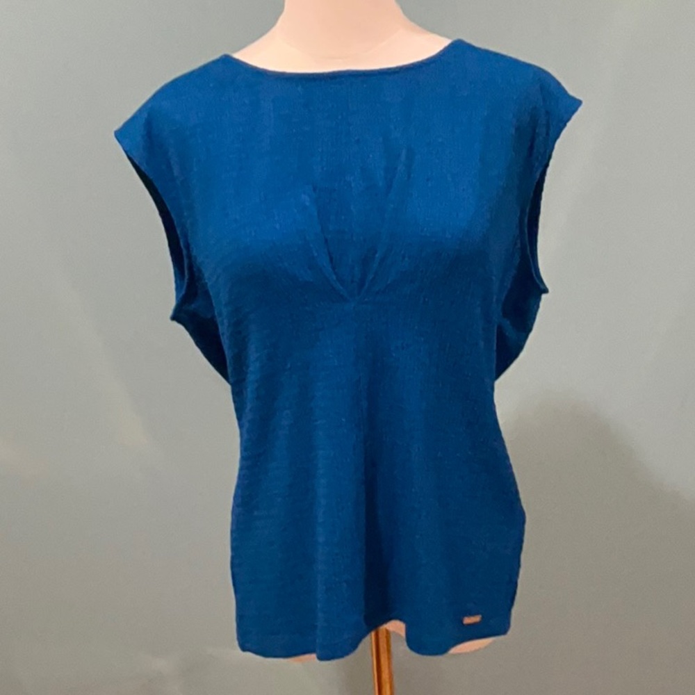 Blue Sleeveless Top Calvin Klein brand new